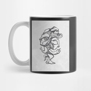 Weird human form illustration Mug